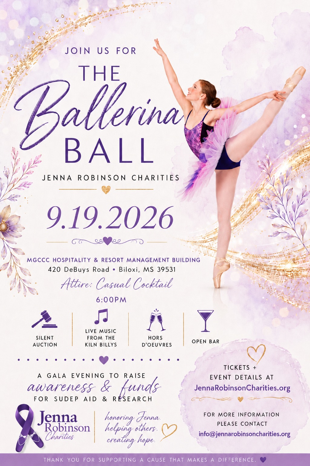 2026 JRC Ballerina Ball Flyer
